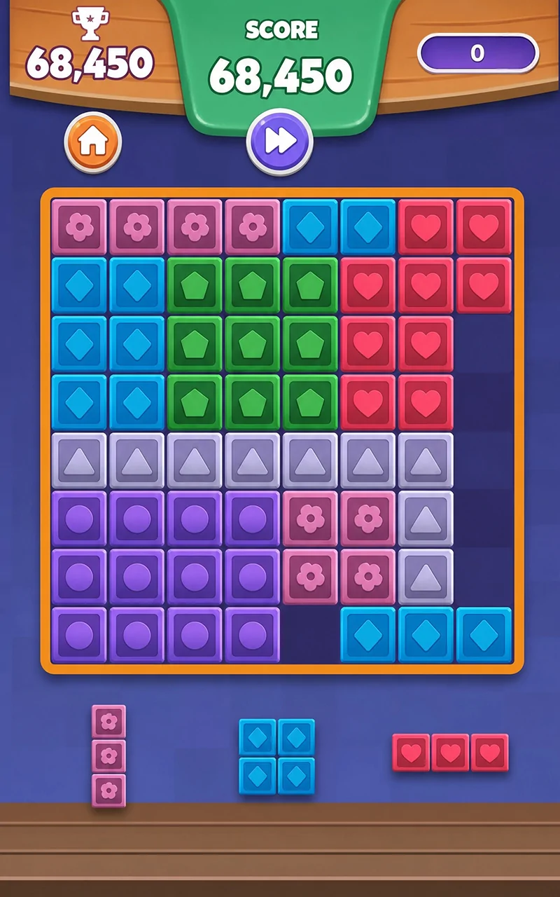 Velnor Block Fill color layout